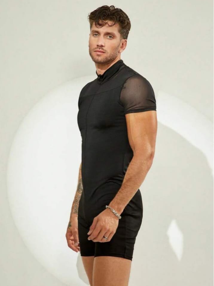 Shadow Mesh Performance Romper
